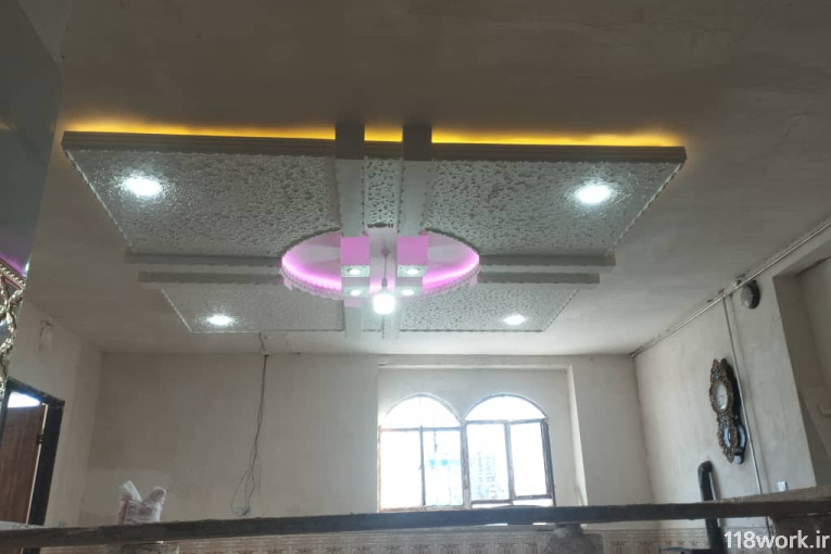 گچ کاری مدرن در تایباد