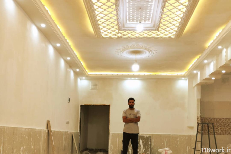 گچ کاری مدرن در تایباد