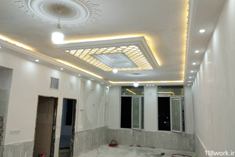 گچ کاری مدرن در تایباد