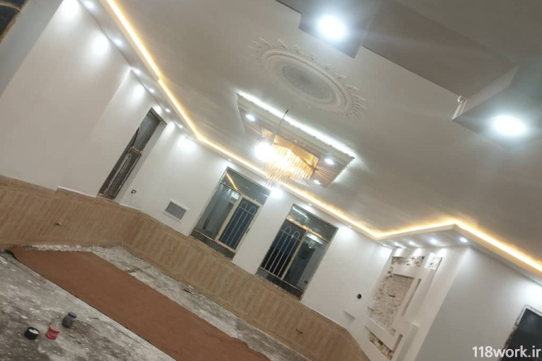گچ کاری مدرن در تایباد