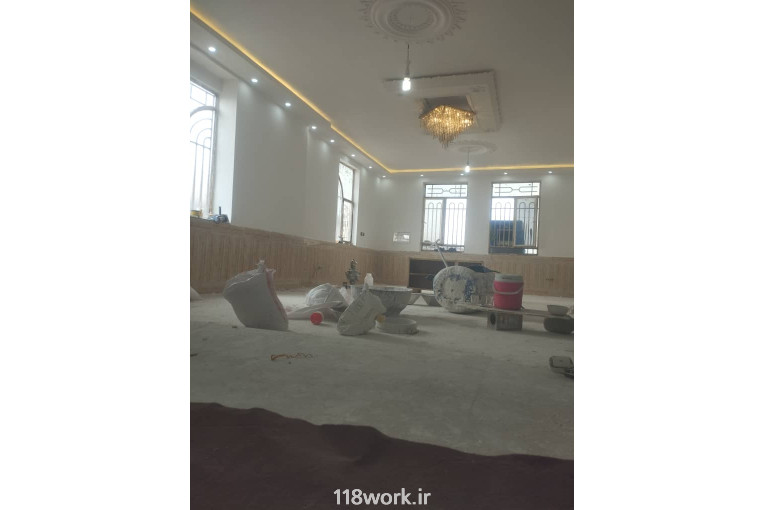 گچ کاری مدرن در تایباد