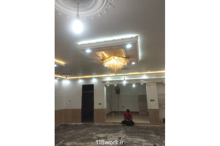 گچ کاری مدرن در تایباد