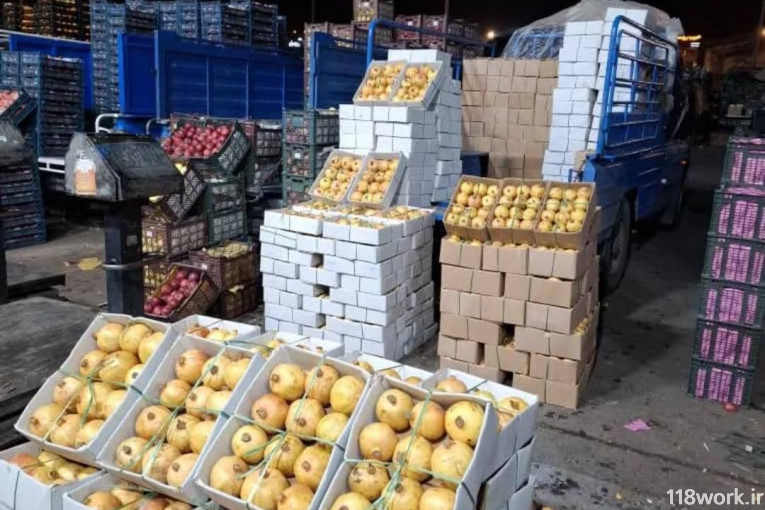 بارفروشی و تره بار اولیایی در شیراز